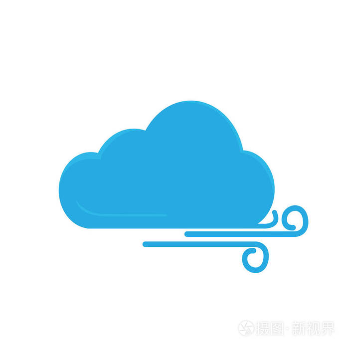 隔离风天气图标