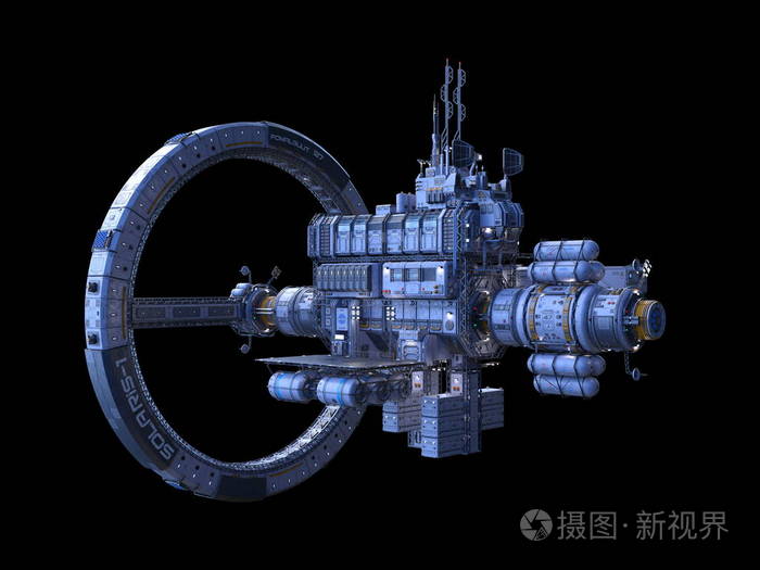 太空飞船3dcg渲染