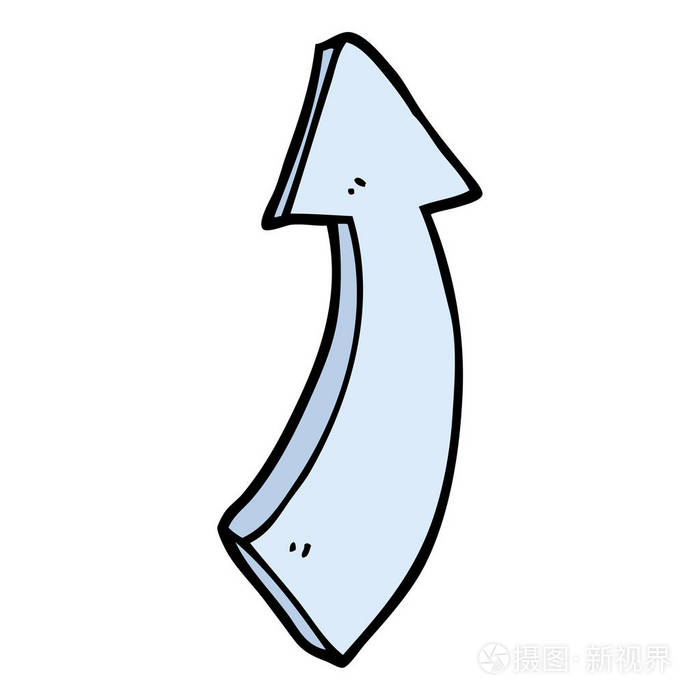 动画片涂鸦指向箭头
