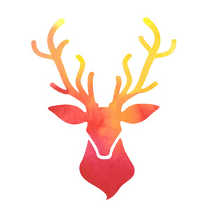 圣诞节鹿头图片