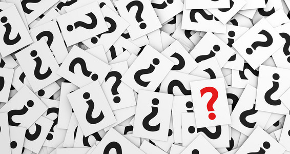 在线的问号图片