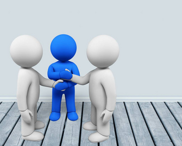 具有约束力的合同协议卡通图片