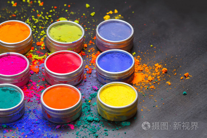 五颜六色的染料