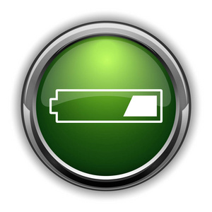 1第三充电电池网站按钮白色背景照片