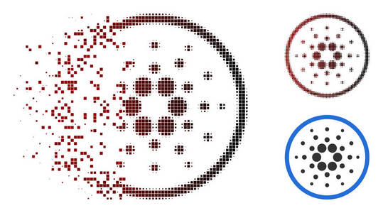 断失真半色调 Cardano 圆角图标