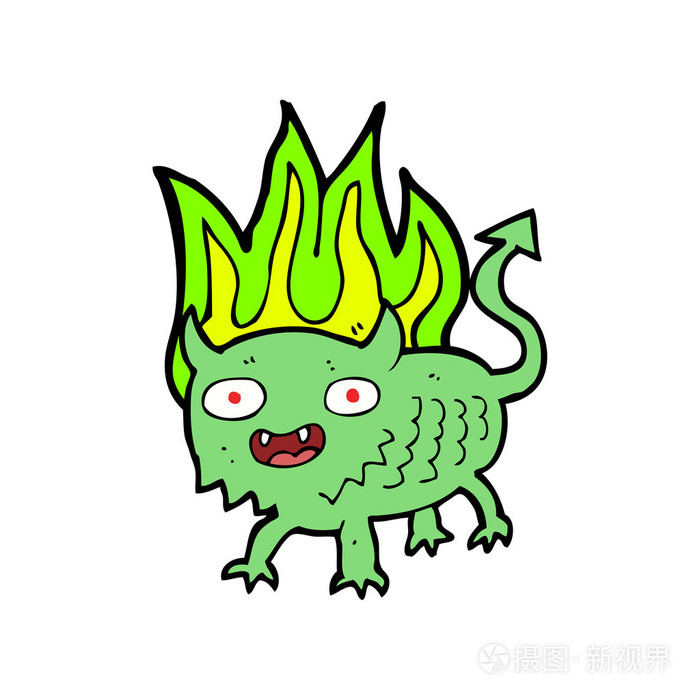 卡通小恶魔
