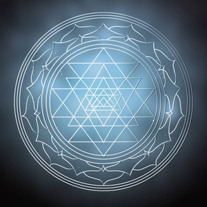 教符号矢量设计om 符号与曼陀罗时尚的黑色和白色图标印度 om 标志om