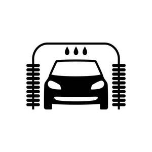 洗车标志图片