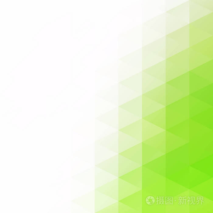 绿色网格马赛克背景，创意设计模板