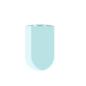 冰咖啡图标矢量隔离白色背景为您的 web 和移动应用程序设计, 冰咖啡徽标概念