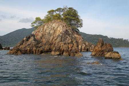 海岸线的群岛岛利普岛的景色