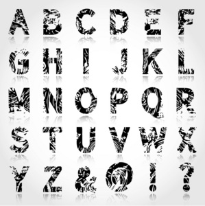 grunge 字母