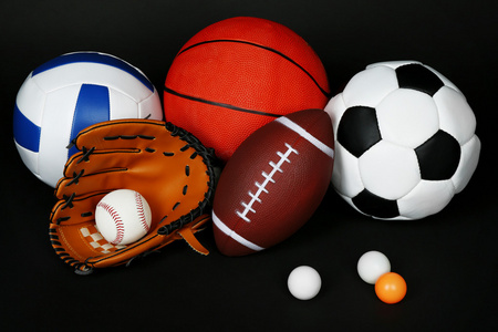 不同的运动球照片