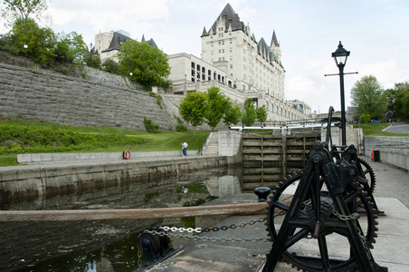 Rideau 运河锁渥太华加拿大