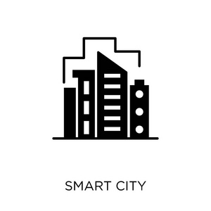 智能城市向量智能城市图标.智能城市符号设计从智能集.