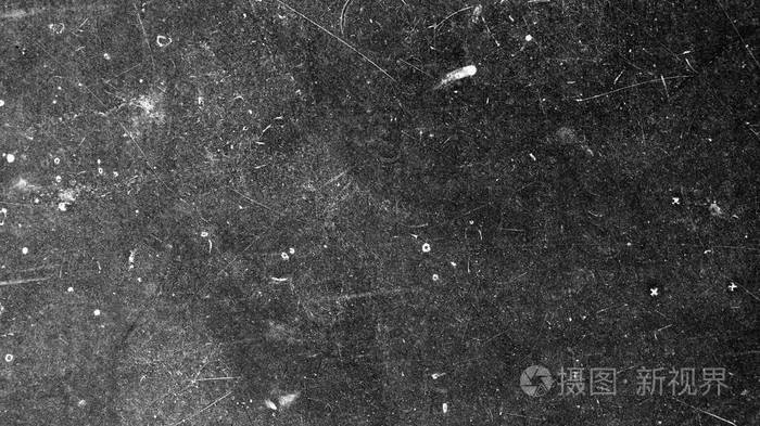 纹理的旧灰色复古表面与白色划痕