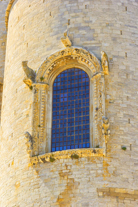 特鲁利特拉尼大教堂大教堂, 窗口细节, 普利亚, 意大利