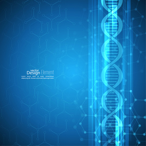 Dna 分子的结构与抽象背景