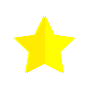 星形图标矢量在白色背景下被隔离为您的 web 和移动应用程序设计, 星型徽标概念
