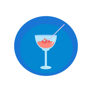 鸡尾酒图标矢量隔离白色背景为您的 web 和移动应用程序设计, 鸡尾酒徽标概念