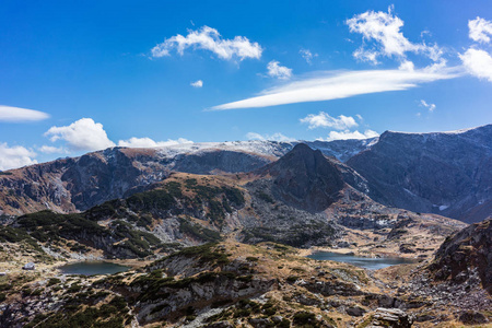 七 Rila 湖区域的看法在保加利亚山