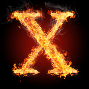 中火字母x字母图片
