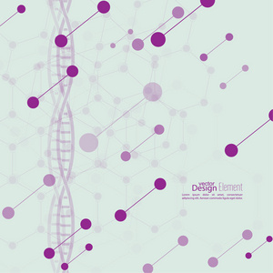 Dna 分子的结构与抽象背景