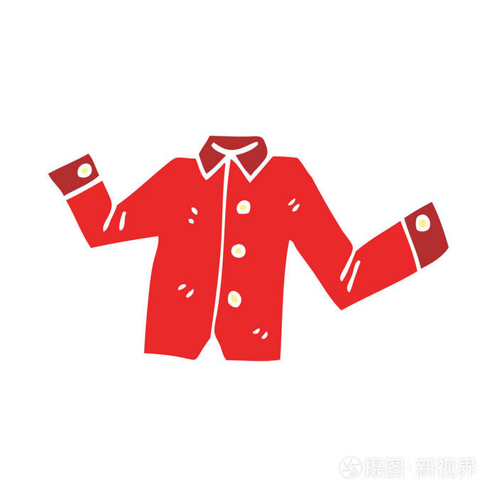 卡通涂鸦休闲衬衫