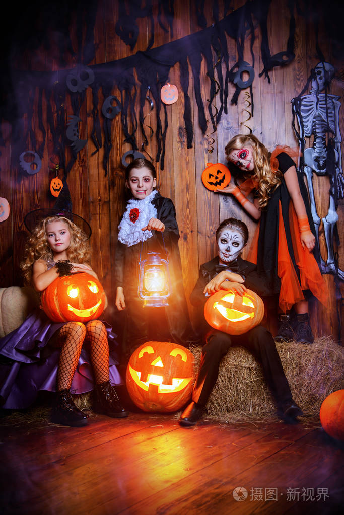 用南瓜万圣节晚会照片-正版商用图片08t68q-摄图新视界