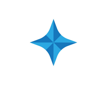 星形图标模板矢量图设计照片