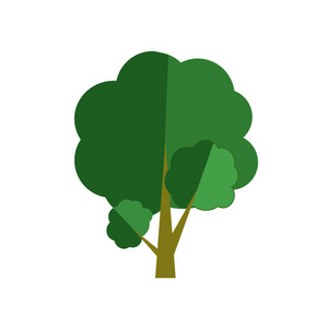 树图标矢量隔离在白色背景为您的 web 和移动应用程序设计, 树徽标概念