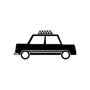 驾驶室图标矢量隔离白色背景为您的 web 和移动应用程序设计, 驾驶室徽标概念