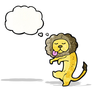 舞狮子卡通图片