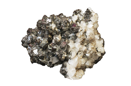 闪锌矿和方解石的晶体图片