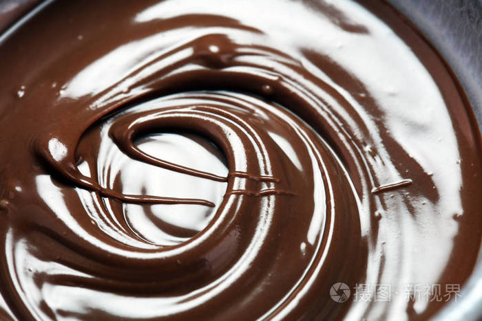 融化的巧克力融化的美味巧克力果仁糖衣糖果