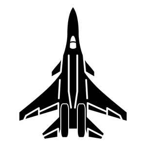 轰炸机图标, 简单样式照片