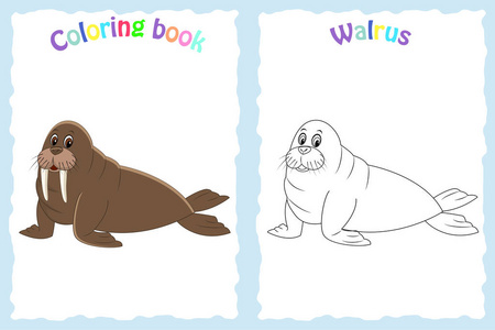 海象绘图图片-海象绘图素材-海象绘图插画-摄图新视界