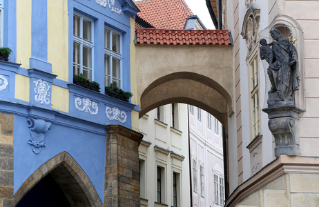 老房子在布拉格，捷克共和国