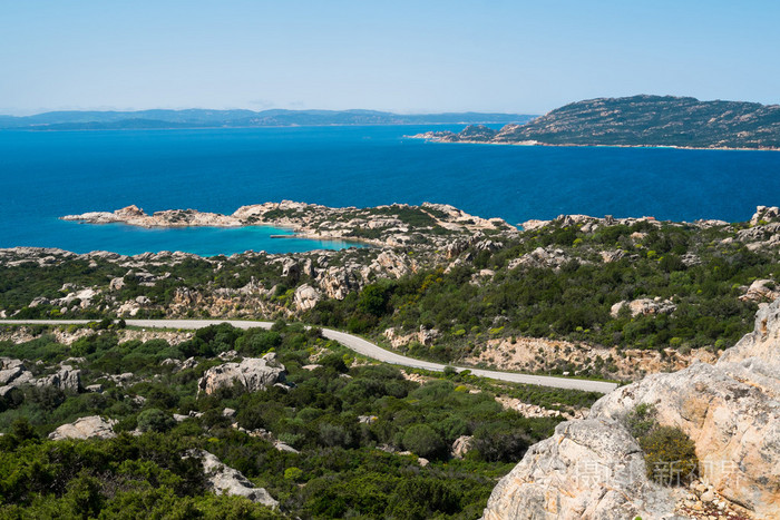 撒丁岛意大利拉马达莱纳岛