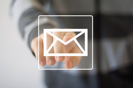 业务按钮虚拟消息传递邮件发送图标照片