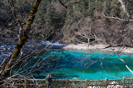 九寨沟蓝湖