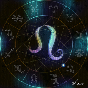 狮子座占星符号照片