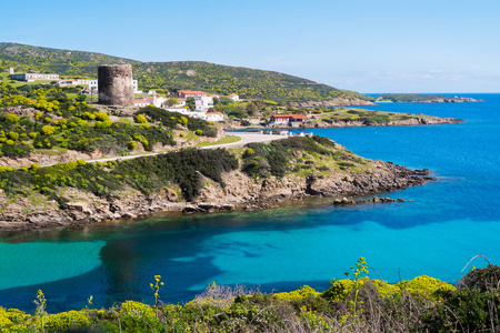 在撒丁岛，意大利的 Asinara 岛