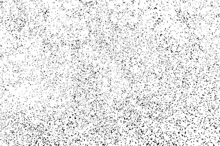 孤立在白色背景上的黑色颗粒状纹理。纹理的窘迫覆盖。垃圾的设计元素。矢量图，eps 10