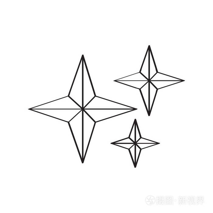 孤立星形图标
