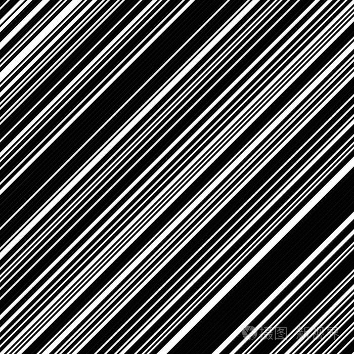 斜直黑线图案