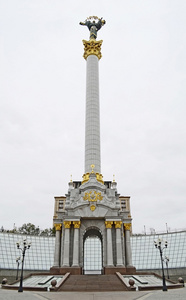 在基辅的独立纪念碑