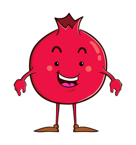 石榴的卡通人物图片