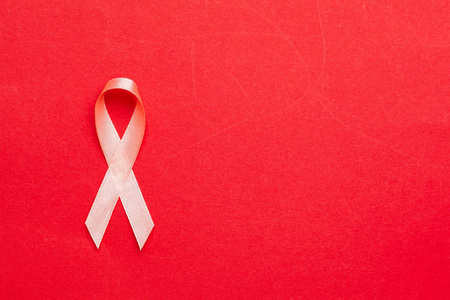 丝带作为艾滋病意识的象征