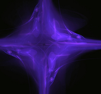 白色紫色只是被分形背景。幻想分形纹理。数字艺术。3d 渲染。计算机生成的图像